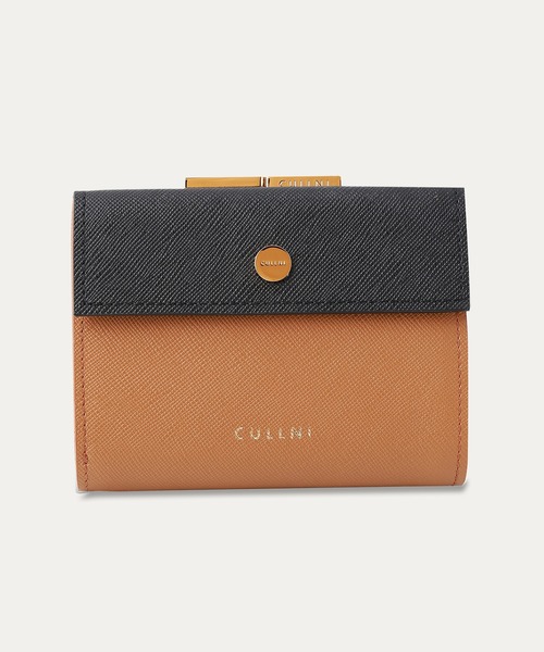 【未使用】 CULLNI Leather wallet With A Clasp CULLNI ONLINE STORE / Leather wallet With A Clasp