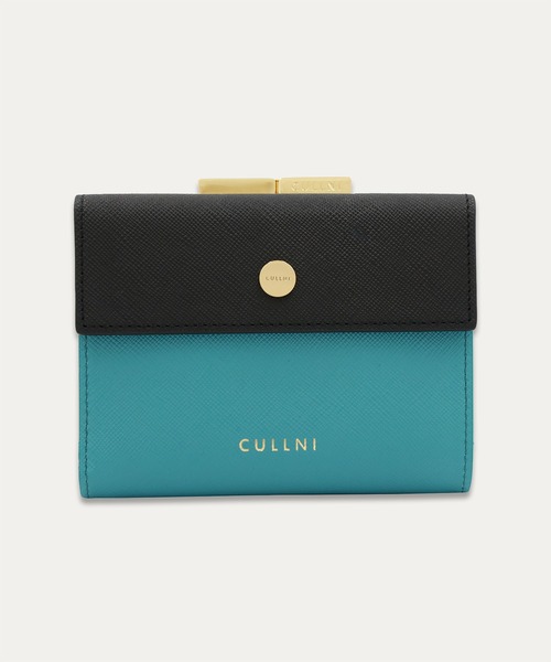 財布 Leather Flap Mini wallet  With A Clasp メンズ レディースの画像