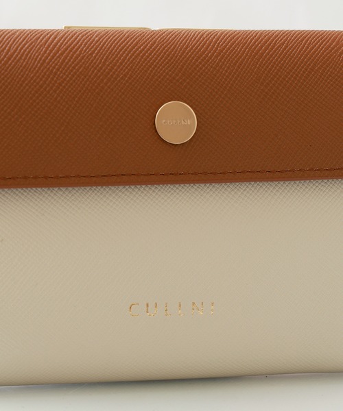 財布 Leather Flap Mini wallet  With A Clasp メンズ レディースの画像