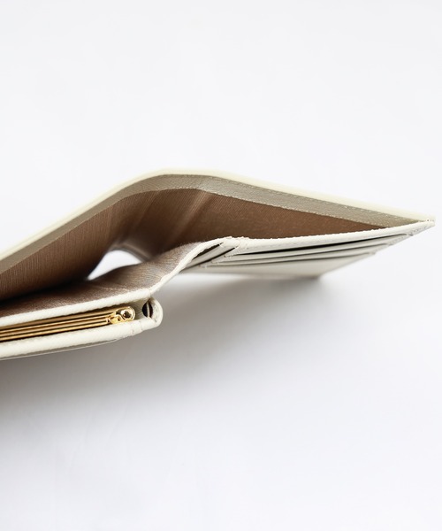 財布 Leather Flap Mini wallet  With A Clasp メンズ レディースの画像