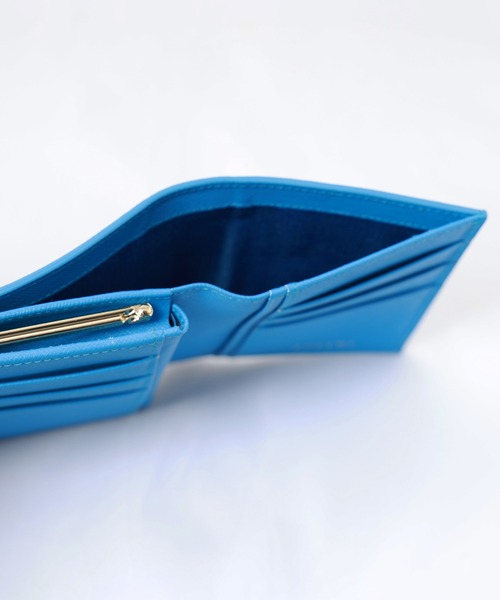 財布 Leather Flap Mini wallet  With A Clasp メンズ レディースの画像