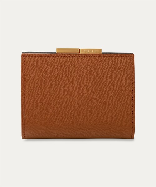 財布 Leather Flap Mini wallet  With A Clasp メンズ レディースの画像