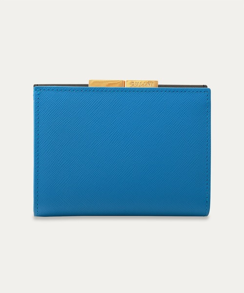 財布 Leather Flap Mini wallet  With A Clasp メンズ レディースの画像