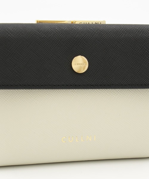 財布 Leather Flap Mini wallet  With A Clasp メンズ レディースの画像