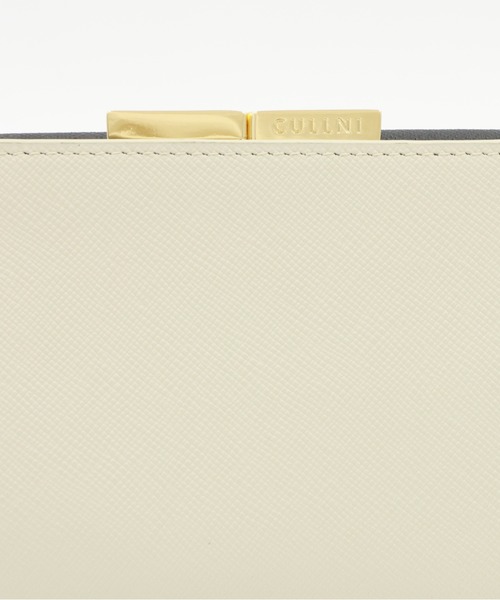 財布 Leather Flap Mini wallet  With A Clasp メンズ レディースの画像
