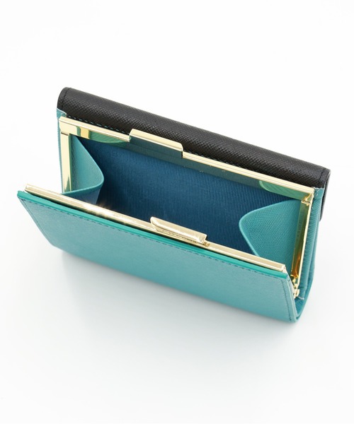 財布 Leather Flap Mini wallet  With A Clasp メンズ レディースの画像