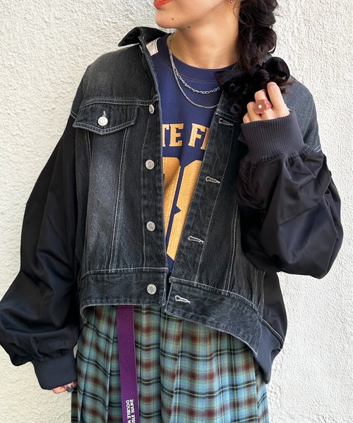 新品★DOUBLE NAMEレイカズン★GジャンドッキングMAー1★ DOUBLE NAME ma1 ma-1 GジャンドッキングMA-1 レディース