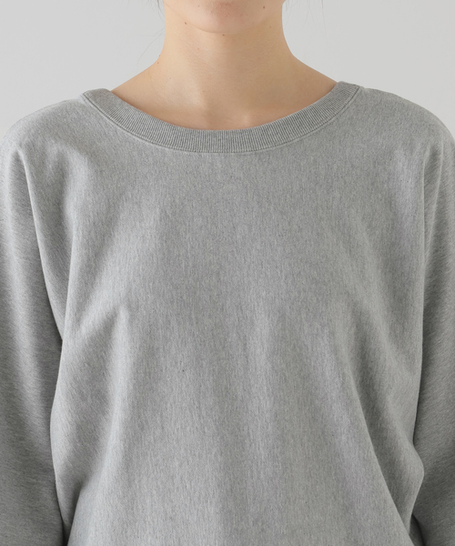 25AW美品Plageバックオープンフェミニンスウェット2WAYトップスホワイト plage（プラージュ） tシャツ 「WEB・有楽町店限定」バックオープン