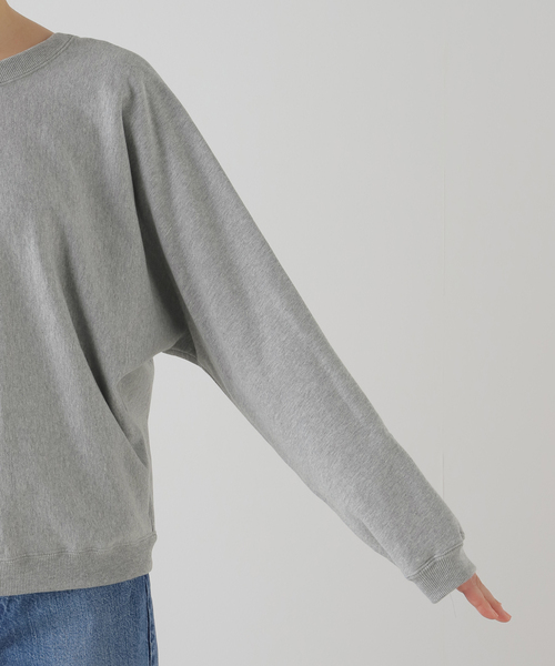 25AW美品Plageバックオープンフェミニンスウェット2WAYトップスホワイト plage（プラージュ） tシャツ 「WEB・有楽町店限定」バックオープン