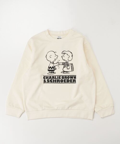 PEANUTS トレーナー ピーナッツ ドライ裏毛スウェットクルーネック