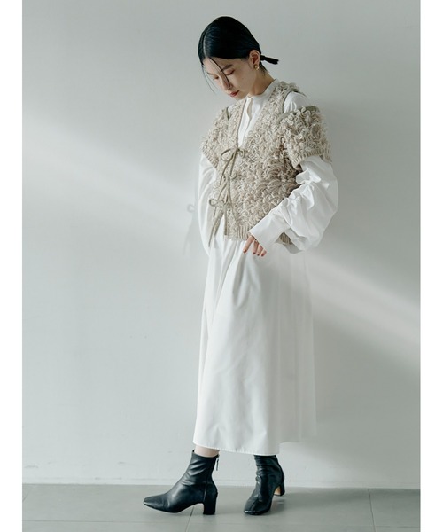 Stylevoice for xxx ベスト ジレ 2WAYループヤーンベスト