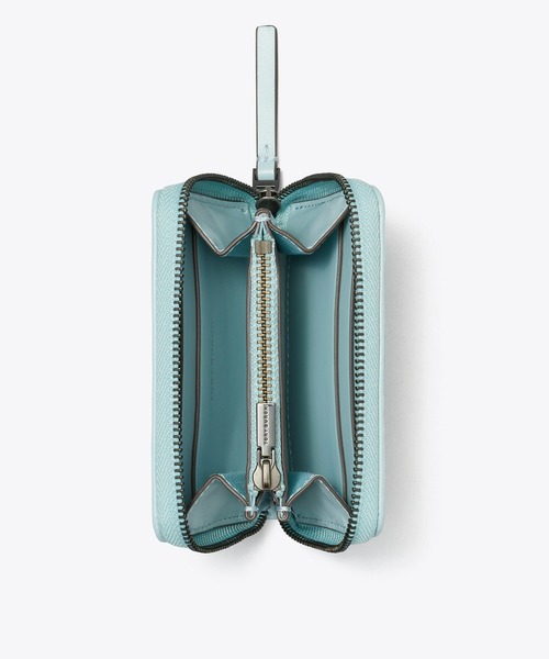 優雅さ *TORYBURCH*ダイヤモンドキルト クローバー スモール財布 キラ ダイヤモンドキルト クローバー ジップアラウンド スモール