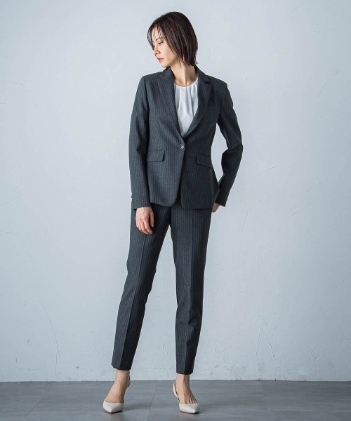 日本製★LAUTREAMONT【ロートレアモン】 パンツスーツ 【size:上下2/レディースM/黒/black】シングルジャケット/セットアップ/Jacket◆BJ011-i LAUTREAMONT - 日本製☆LAUTREAMONT【ロートレアモン】 パンツスーツ