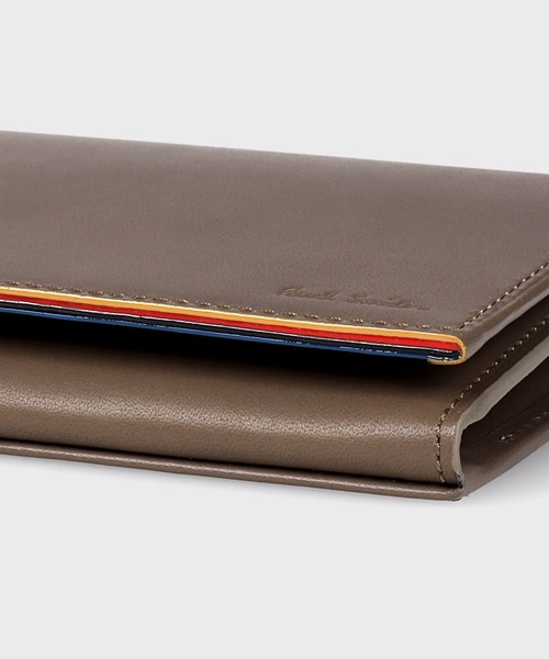 Paul Smith 財布 ストライプカラードエッジ 長財布「553407 P033
