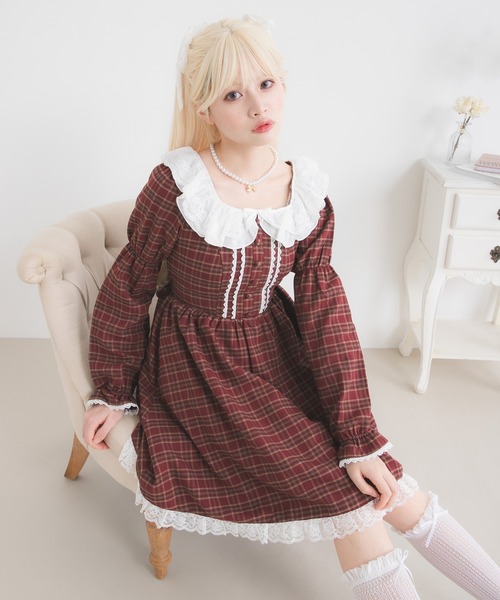 DearMyLoveRose（ディアマイラブローズ） ワンピース レースフリル