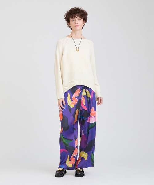 パンツ ストライプタックパンツ レディース メンズ GU公式 | タック