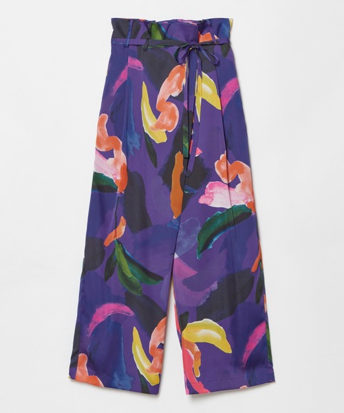 パンツ CLANE/クラネ/BACK PLEATS FLARE PANTS レディース メンズ