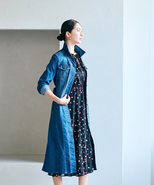Audie a Muses（オーディア ミューズ） ワンピース ソフトデニム