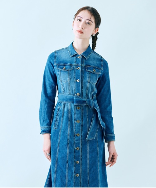 オーディア ミューズ（Audie a Muses）/ソフトデニムワンピース Audie a Muses（オーディア ミューズ） ワンピース ソフトデニム