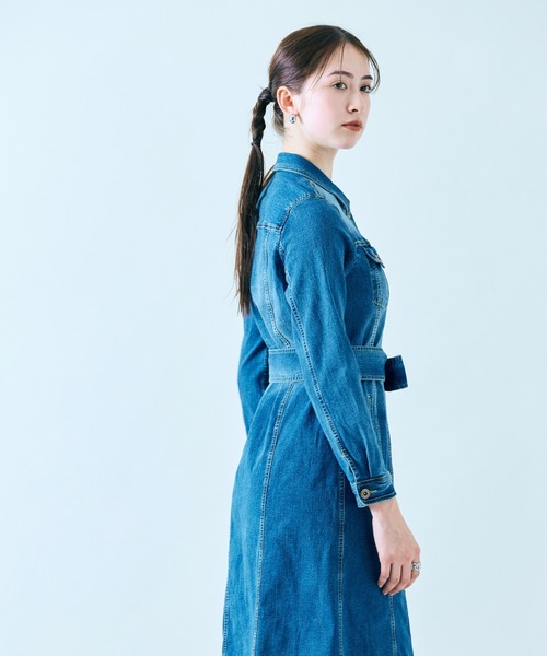 Audie a Muses（オーディア ミューズ） ワンピース ソフトデニム