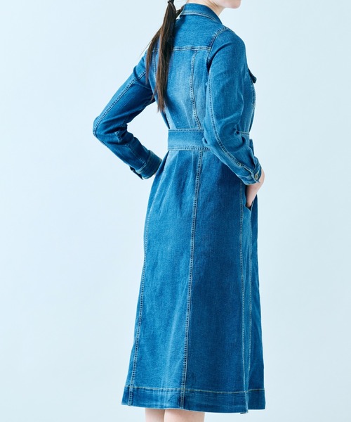 オーディア ミューズ（Audie a Muses）/ソフトデニムワンピース Audie a Muses（オーディア ミューズ） ワンピース ソフトデニム