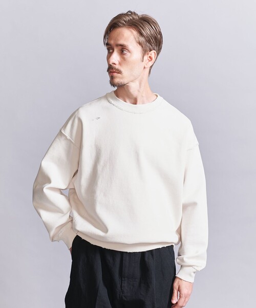 BEAUTY＆YOUTH UNITED ARROWS tシャツ クラッシュ クルーネック