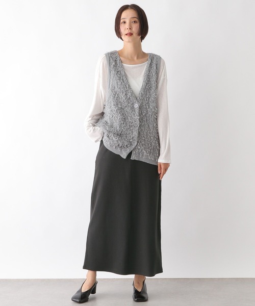 LEPSIM（レプシィム） スカート ワッフルナロースカート 290315