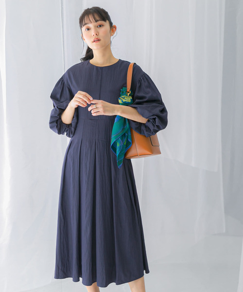 ワンピース ボリュームスリーブタックワンピース : ZOZOTOWN Yahoo!店