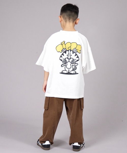 PERSONSOUL リラックスＴシャツストリートプリントロゴ男女兼用 matsui/matsui×FREAK'S STORE 別注｢WARNING」バックプリント