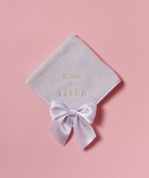 Maison de FLEUR（メゾンドフルール） ハンカチ ビッグリボンタオル