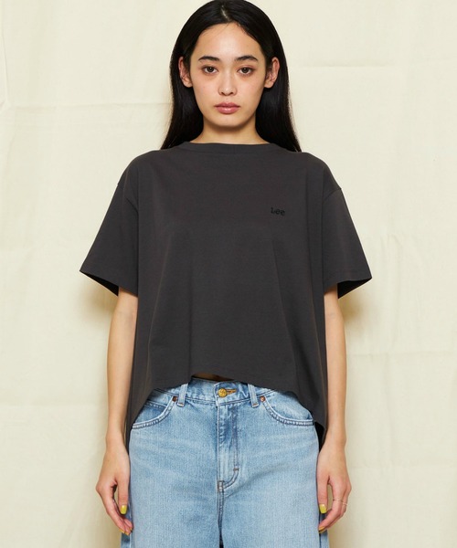 Lee シャツ 半袖 Lee リー ブルドッグプリント 半袖 Tシャツ メンズ レディース