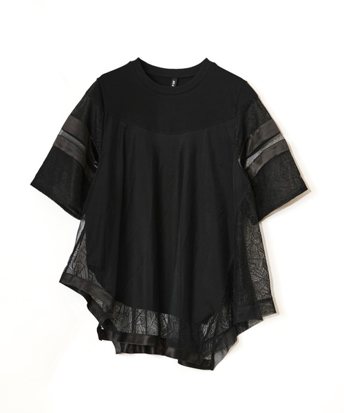 AULAAILA　レースチュニックTシャツ AULA AILA tシャツ レースチュニックTシャツ レディース
