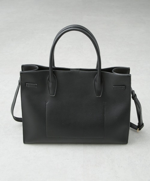 NANO universe（ナノ・ユニバース） トートバッグ ターンロックベルト