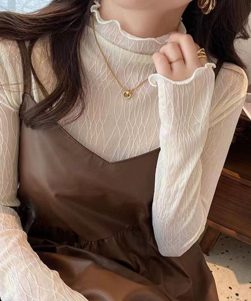 miniministore（ミニミニストア） ブラウス シャツ シースルートップス