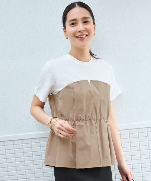 tシャツ ビスチェコンビ Tシャツ レディース