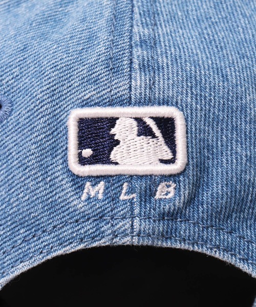 【韓国MLB Korea】バーシティレタリングカラーデニムキャップ MLB キャップ 帽子 「日本未入荷」MLB KOREA レタリング デニム