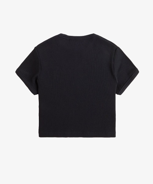 Tシャツ・カットソー FRED PERRY [Amy Winehouse] Rib T-shirt 5FT1993 FRED PERRY tシャツ Amy Winehouse Ribbed T-Shirt／エイミー