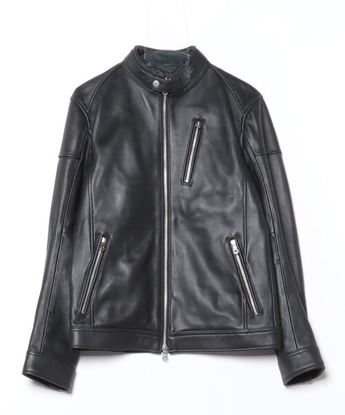 RATTLE TRAP（ラトルトラップ） レザーブルゾン L ブラック メンズ
