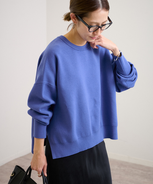 「FRAMeWORK」 長袖ニット FREE ブルー レディース