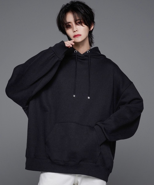 ADRER 「ADRER」 プルオーバーパーカー LARGE ブラック メンズ