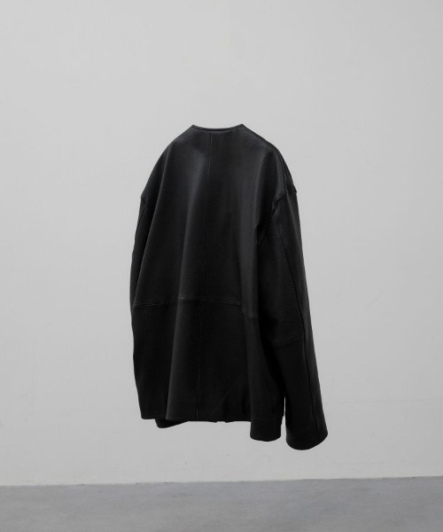 LIDnM（リドム） レザーブルゾン MEDIUM ブラック メンズ : ZOZOTOWN