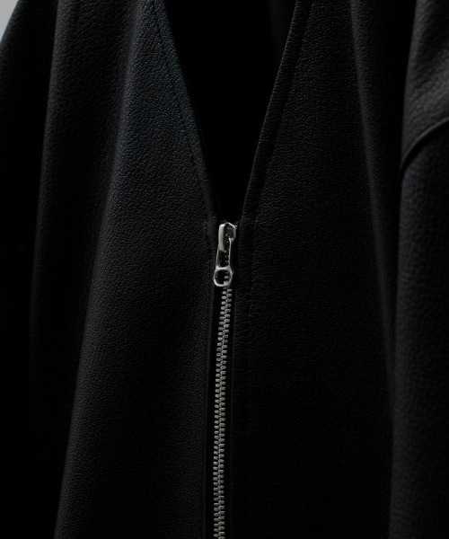 LIDnM（リドム） レザーブルゾン MEDIUM ブラック メンズ : ZOZOTOWN