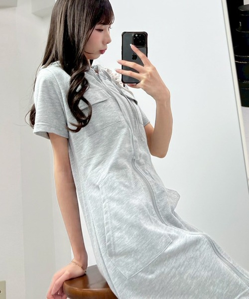 ワンピース フルジップカットタイトミニワンピ : ZOZOTOWN Yahoo!店