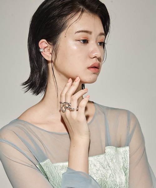 Soierie（ソワリー） イヤーカフ 「Soierie/ソワリー」Drop ear cuff