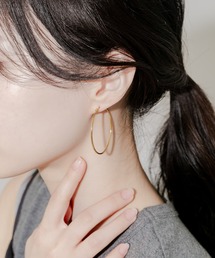ピアス ステンレスフープピアス 40mm レディース｜ZOZOTOWN Yahoo!店