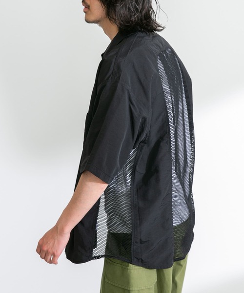 ARMY TWILL シャツ TWILL Nylon OX Mesh H/S Shirts メンズ