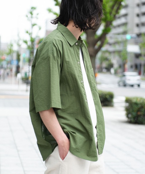 ARMY TWILL シャツ TWILL Nylon OX Mesh H/S Shirts メンズ