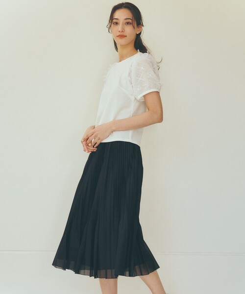 TO BE CHIC（トゥー ビー シック） スカート シアーマルチプリーツ