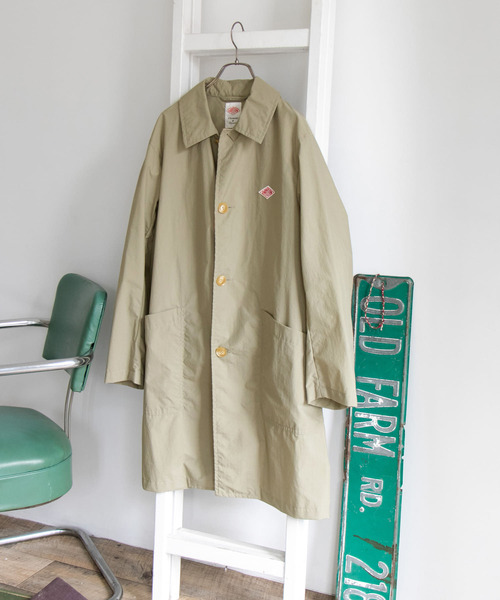 Danton（ダントン） コート 40 ライトカーキ メンズ : ZOZOTOWN Yahoo