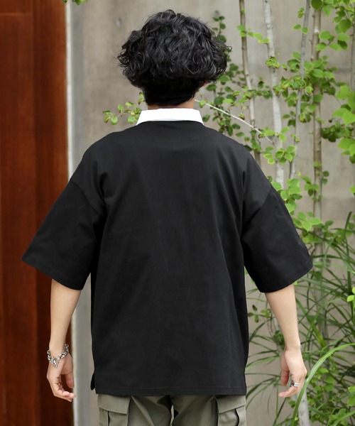 「U.S. POLO ASSN.」 半袖Tシャツ MEDIUM ネイビー メンズ
